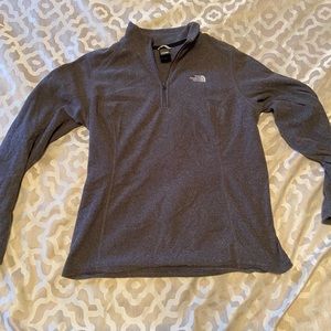 North Face fleece quarter zip
